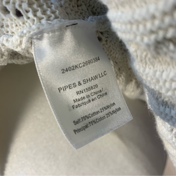 Veronica Beard Bracia Pointelle V Neck Sweater - Picture 12 of 15